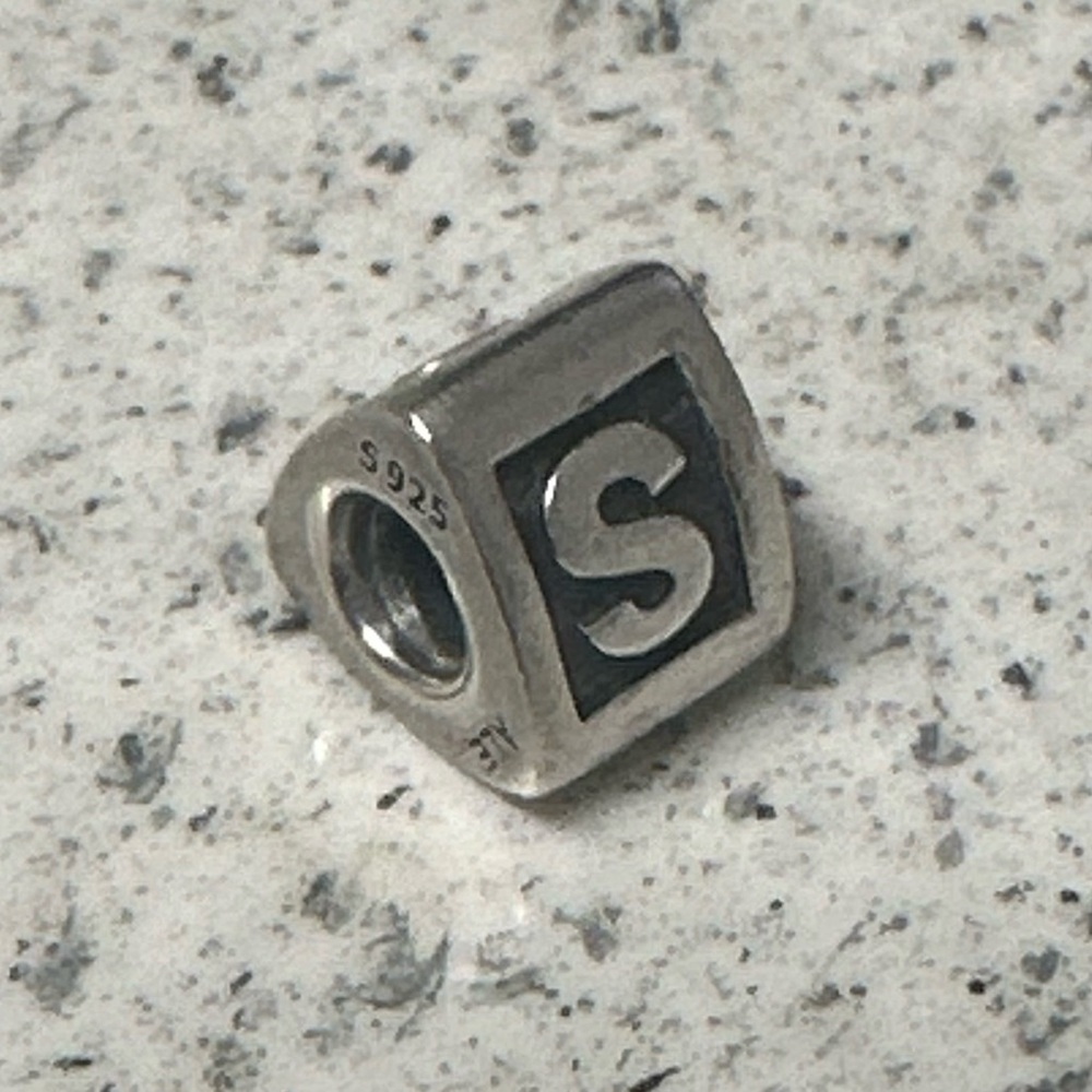 Pandora Letter S Charm Retired